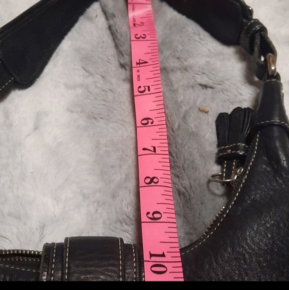 Coach Hampton IV Pebbled Leather Black - Picture 11 of 12